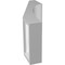 Ekena Millwork 6-in. W x 6-in. D x 14-in. H Westlake Architectural Grade PVC Knee Brace BRCP06X06X14WTL - alternate 2